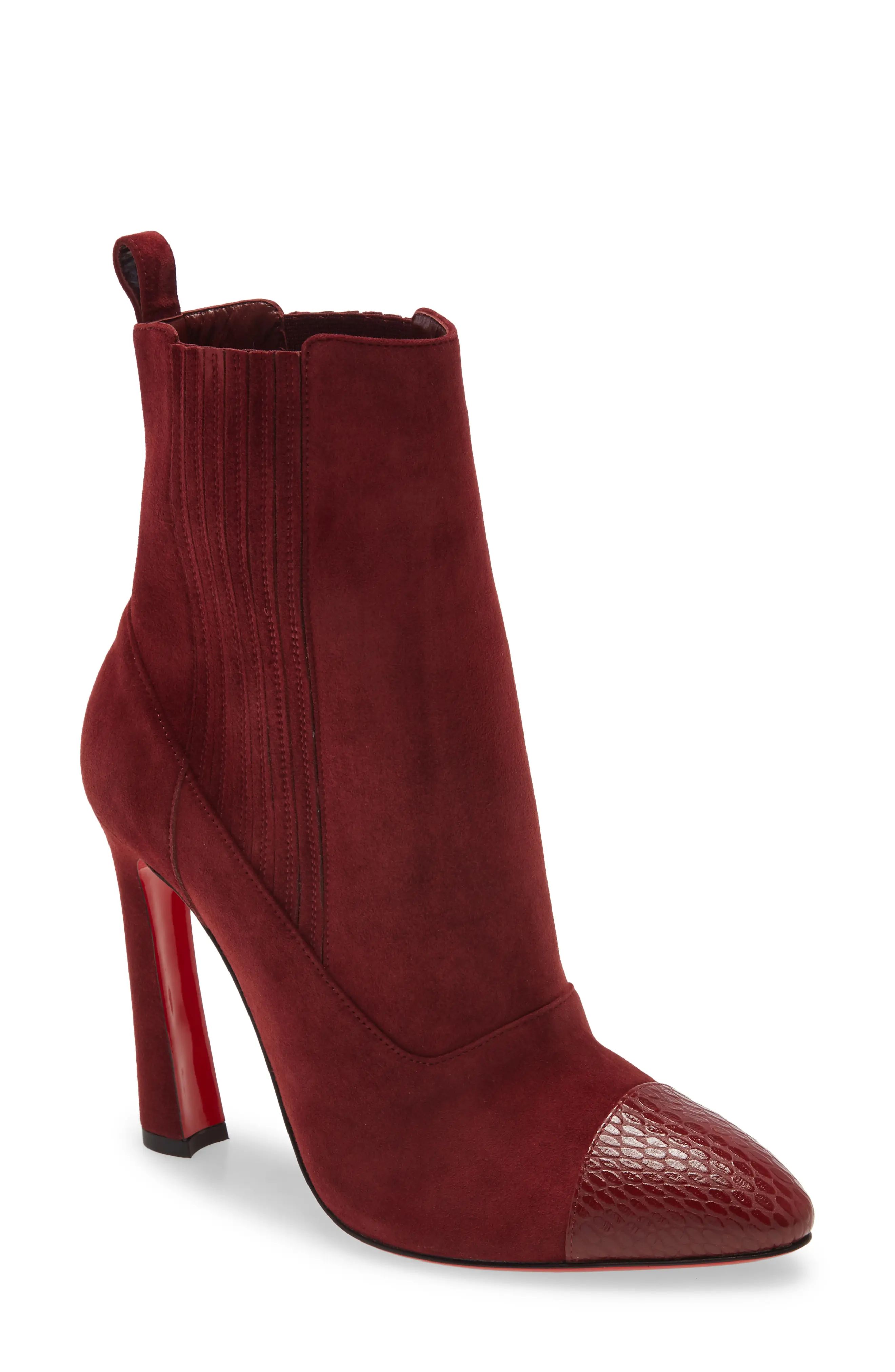 Women's Christian Louboutin Me In The '90S Pointy Toe Bootie | Nordstrom