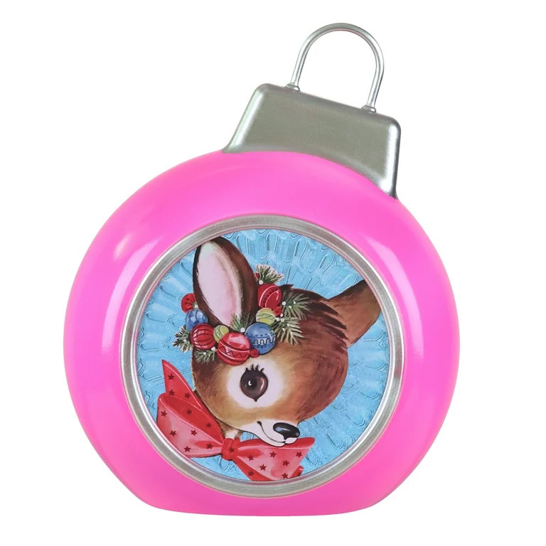 Mr. Christmas Decorative 11.5-inch Blow Mold Ornament, Pink | Walmart (US)