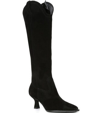 Ariana Suede Kitten Heel Tall Boots | Dillard's