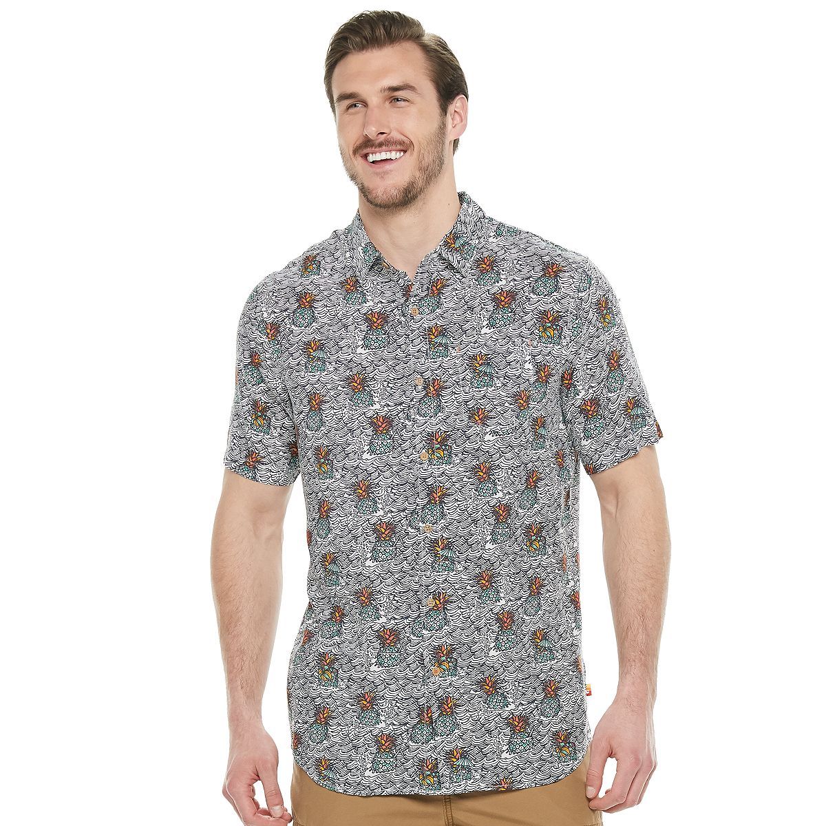 Big & Tall Unionbay Poolside Printed Button-Down Shirt | Kohl's