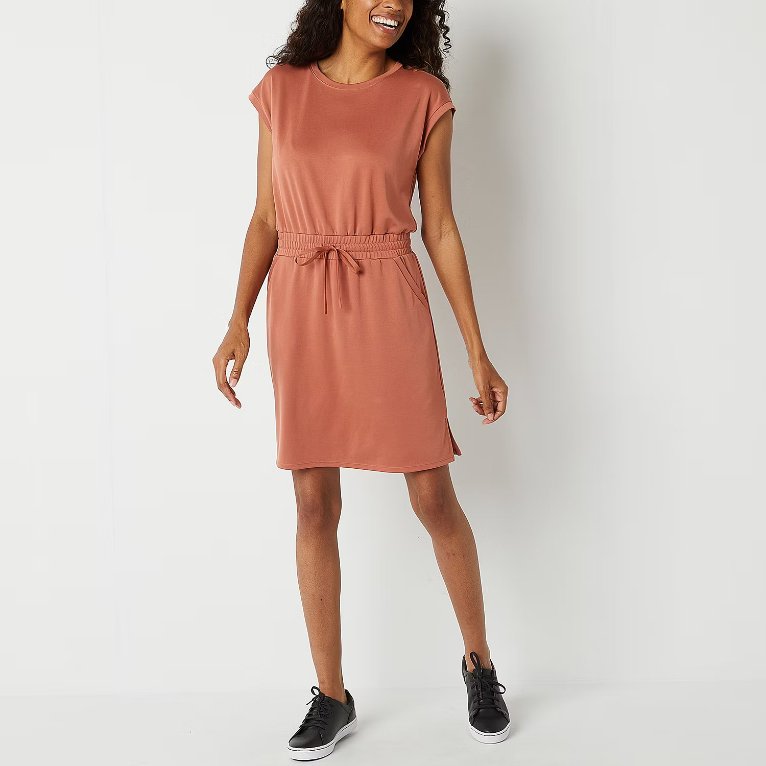 Stylus Short Sleeve T-Shirt Dress | JCPenney