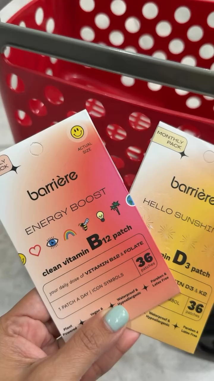 🎯POV: did you know that your vitamins can literally be worn? ☀️ #barrierepatch #partnership #target #jacksonvillehummingbirds #barriere @mybarriere @target