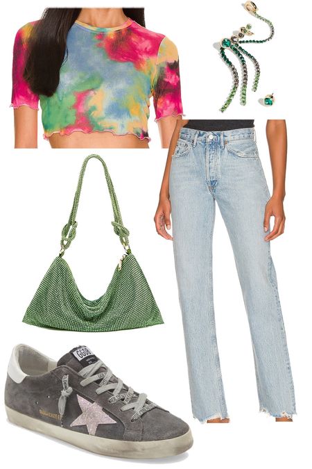 What to Wear to a Concert

Cropped Baby Tee. Cool Ear Cuff with Fringe. AGolde Straight Leg Jeans - on sale! Golden Goose Sneakers. Sparkly Bag.

#LTKstyletip #LTKshoecrush #LTKSeasonal