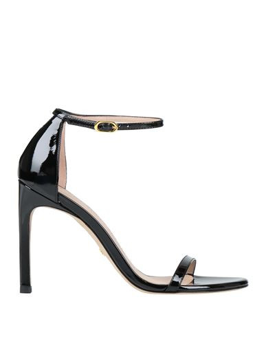 Stuart Weitzman Woman Sandals Black Size 4.5 Soft Leather | YOOX (US)