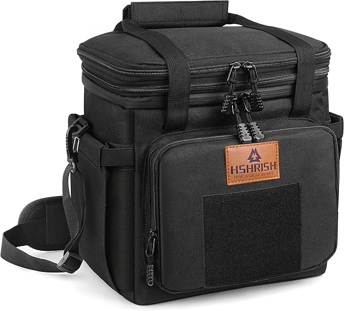 HSHRISH Tactical Lunch Box, Large Expandable Insulated Lunch Bag, Durable Waterproof Leakproof Co... | Amazon (US)