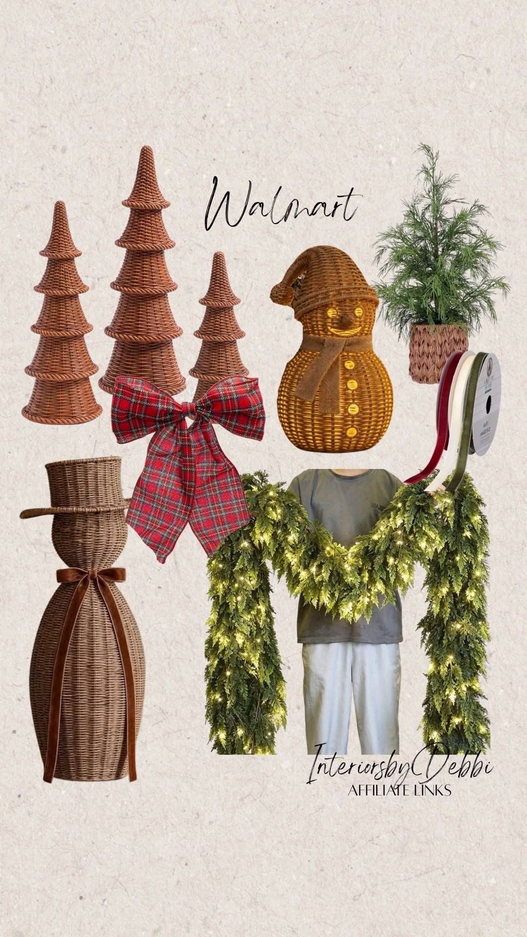 Walmart Finds
Christmas decor, wicker trees, wicker snowmen, garland, plaid bow, transitional home, modern decor, amazon find, amazon home, target home decor, mcgee and co, studio mcgee, amazon must have, pottery. barn, Walmart finds, affordable decor, home styling, budget friendly, accessories, neutral decor, home finds, buy new arrival, coming soon, sale alert, high end look for less, Amazon favorites, Target finds, cozy, modern, earthy, transitional, luxe, romantic, home decor, budget friendly decor, moody vibes #walmart