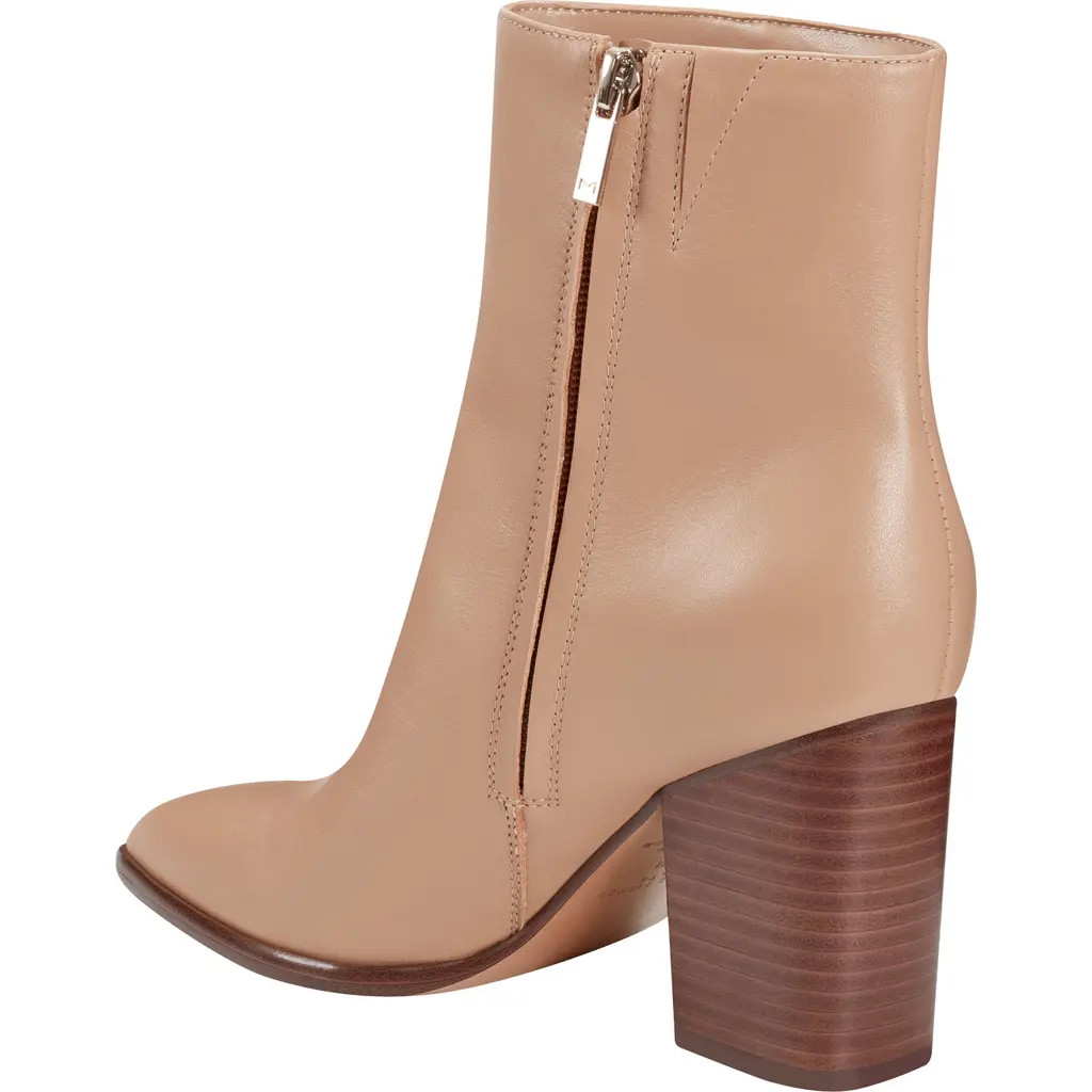 Marc Fisher LTD Melysa Block Heel Bootie in Light Natural at Nordstrom, Size 7 | Nordstrom