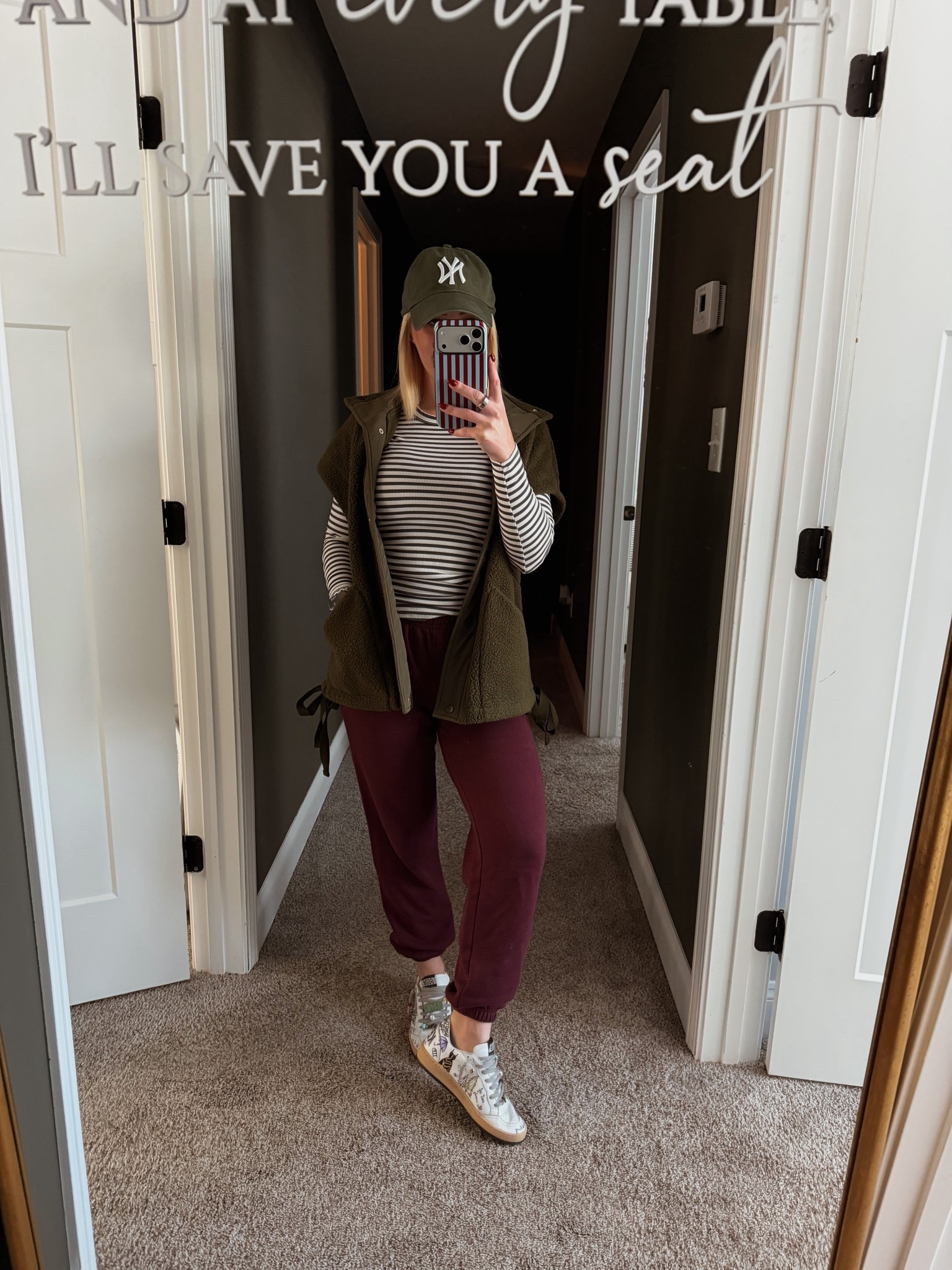 I am wearing an XS in the Walmart shirt & joggers & a small in the Amazon vest! 

#walmart #amazon

#LTKSaleAlert #LTKgrwm #LTKootd