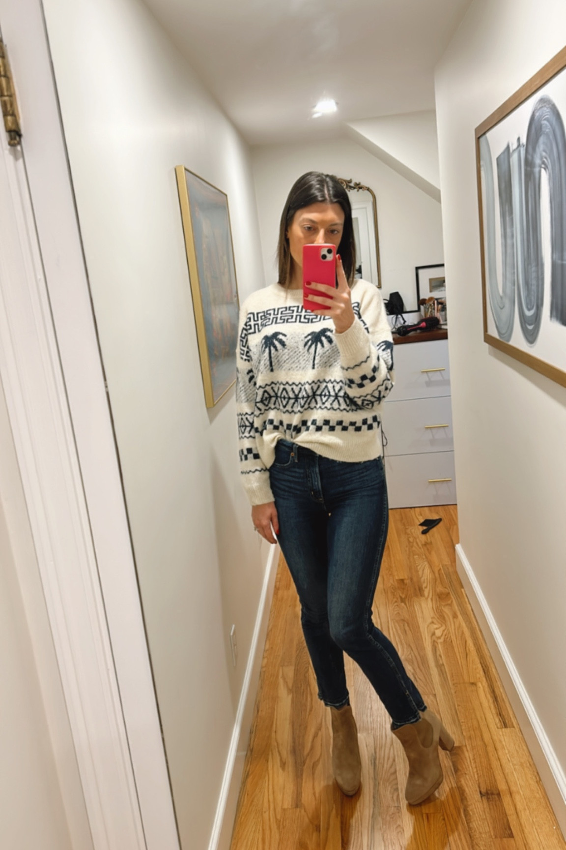 Obsessed with my new Cole Haan platform booties (and ya, I’ve been living in this sweater!). Booties on sale for early Black Friday! 

#LTKSeasonal #LTKCyberWeek #LTKshoecrush