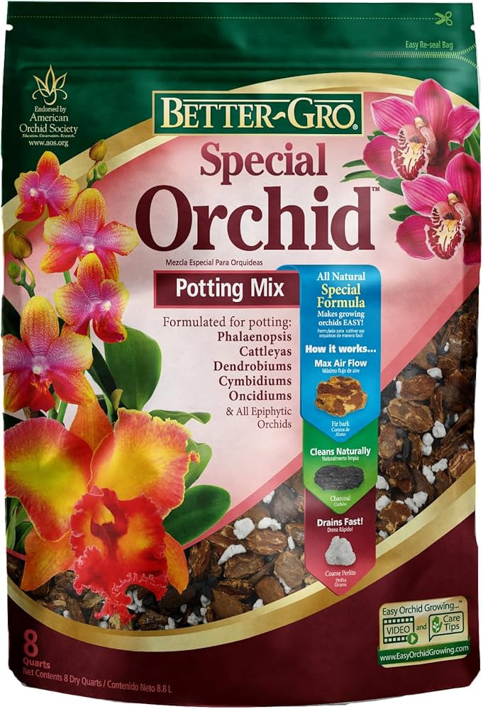 Sun Bulb Company 5002 PKG 8 Dry QT. SP Orchid Mix, 1-pack, Fucsia | Amazon (US)