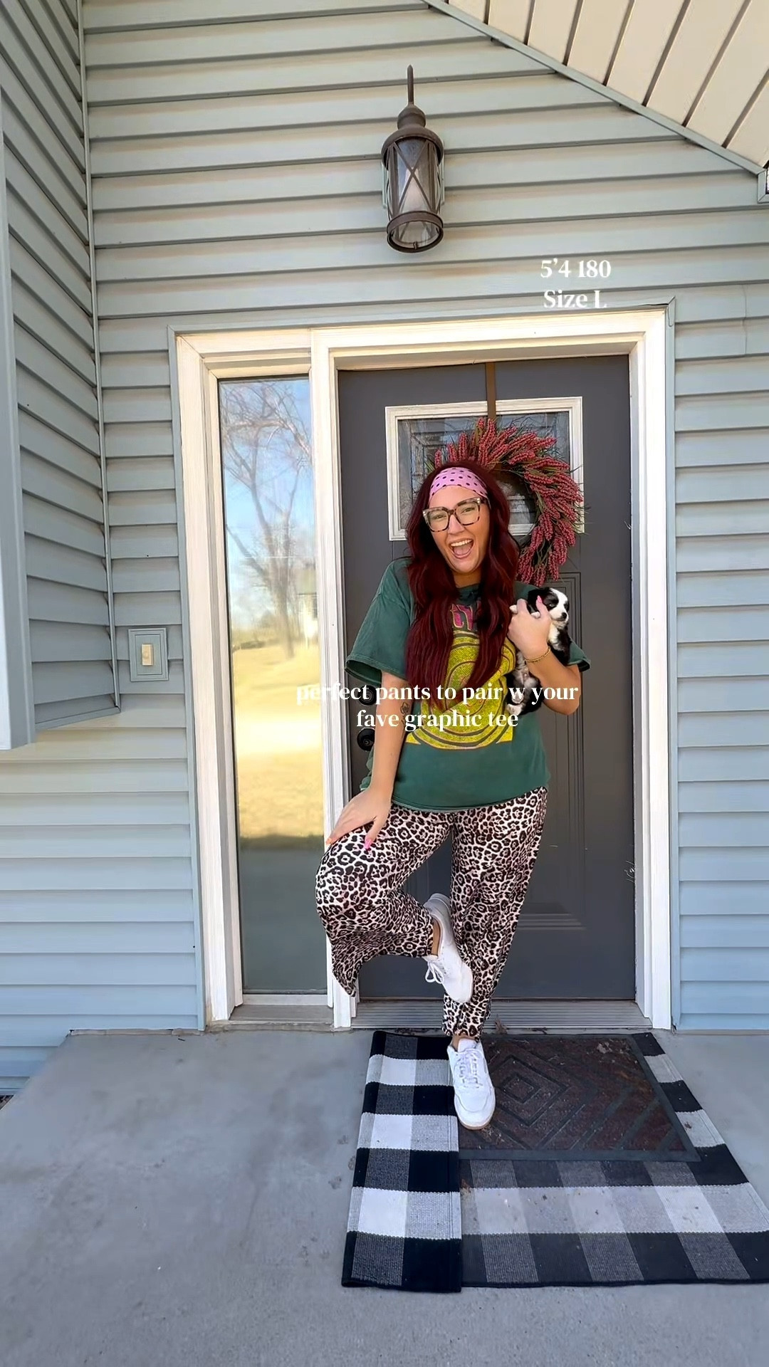 Code KARADOOLEY saves on the pants 🫶🏻🐆 

#LTKMidsize #LTKootd