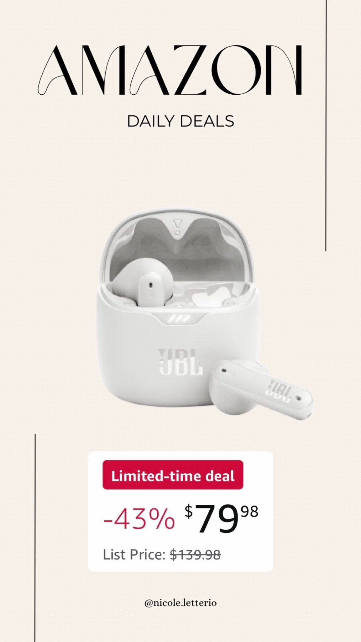 JBL Tune Flex - True Wireless Noise Cancelling Earbuds on sale!!

#LTKsale