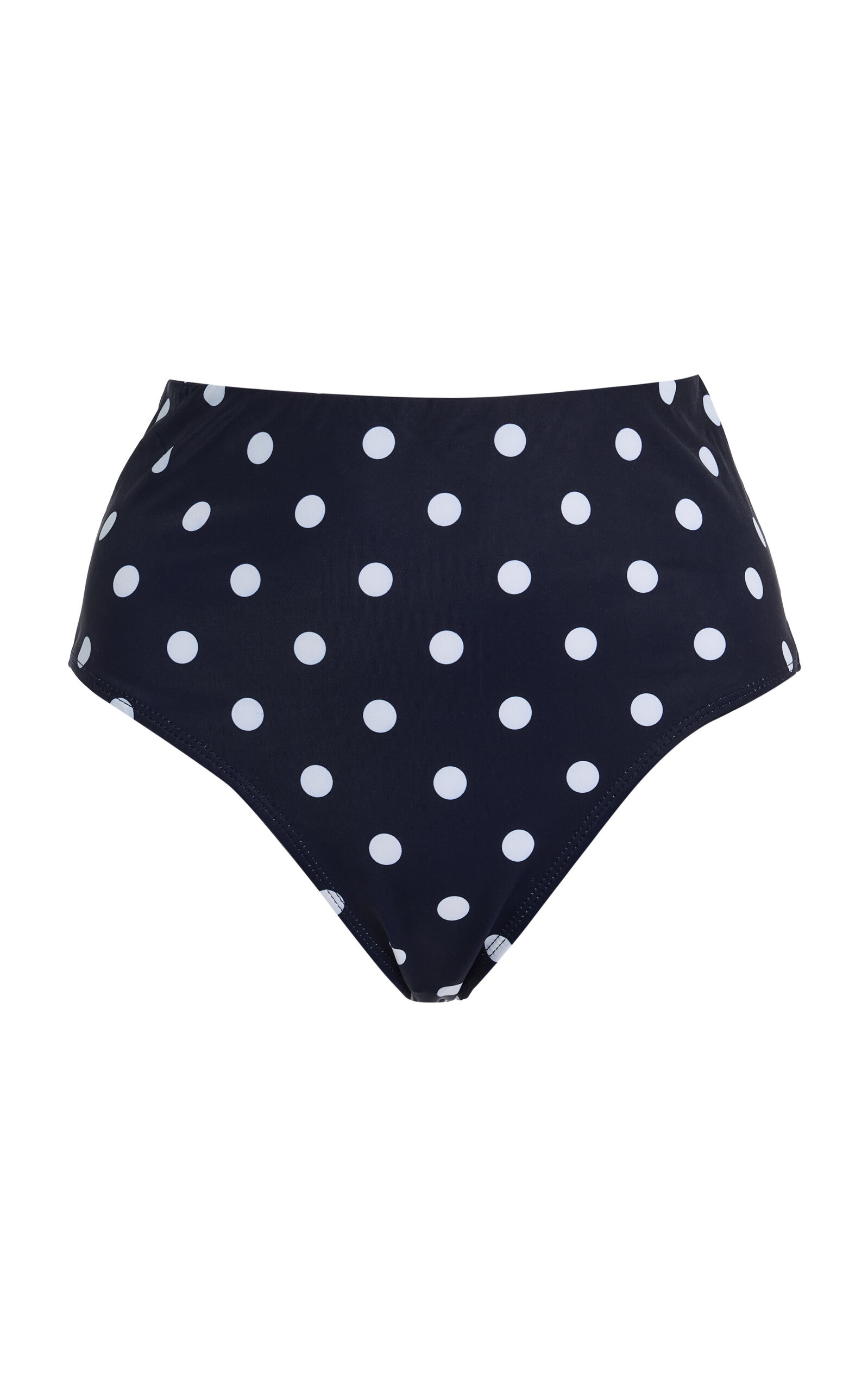 Sea - Paulina High-Rise Polka-Dot Bikini Bottom - Navy - S - Moda Operandi | Moda Operandi (Global)