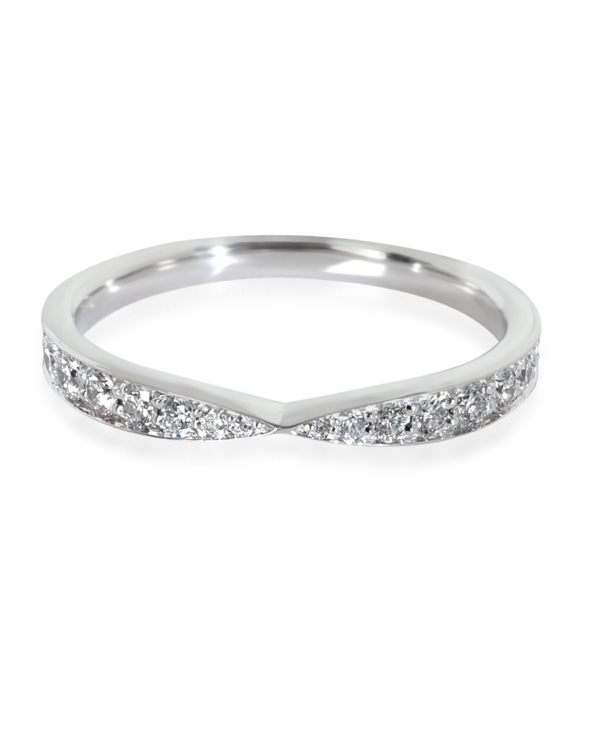 Tiffany & Co. Platinum Diamond Harmony Band - Silver | Macy's