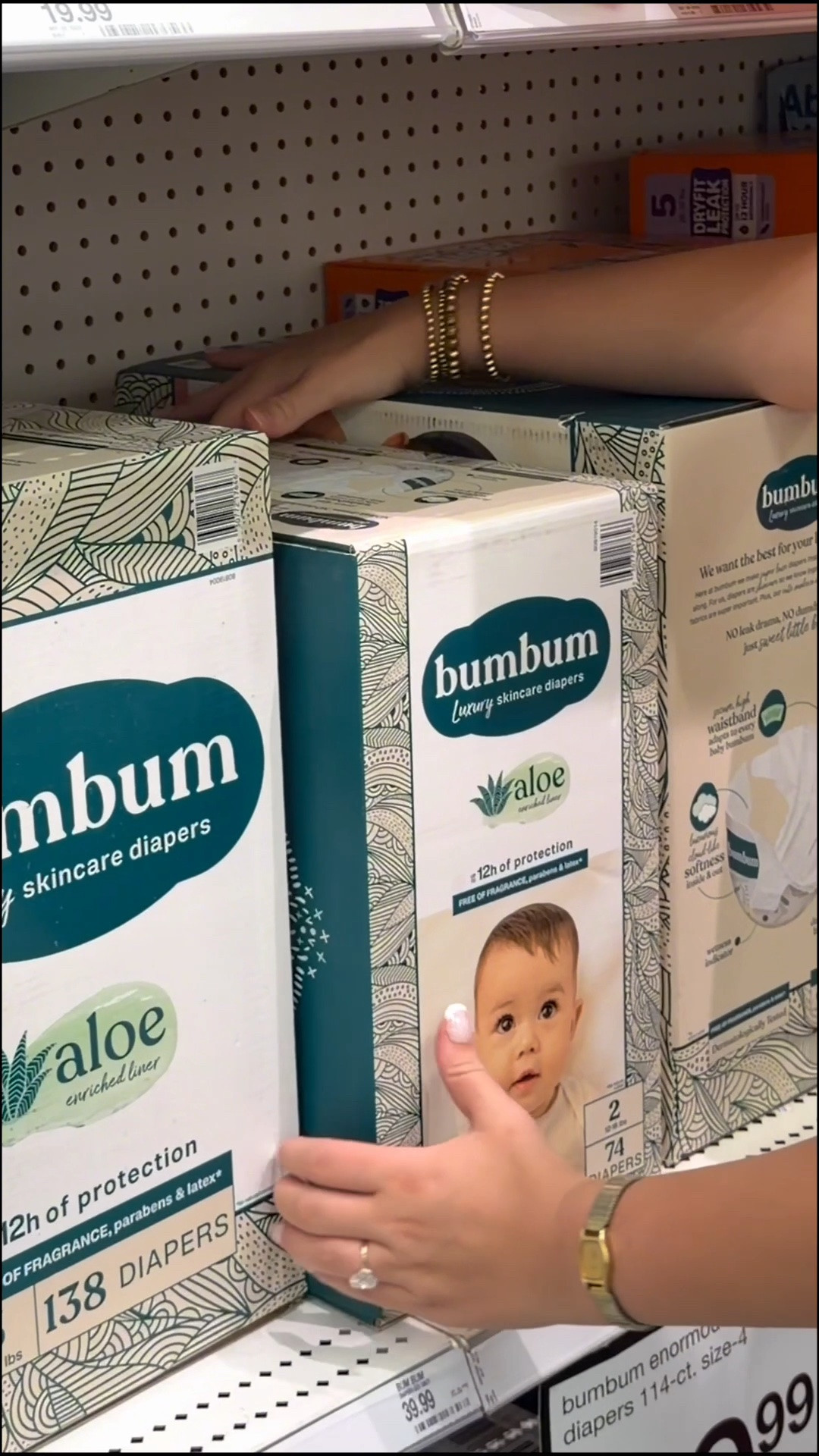 #ad One of my favorite little postpartum treats? A solo @Target run. 🤍
I stopped in to restock our diaper caddy with the bumbum Luxury Skincare Diapers and Pampers Ultra Clean Baby Wipes, and there's just something about a fully stocked nursery that makes me feel like I have my life a little more together. 🥹 @mybumbumbaby @pampersus
If you're building a Target Baby Registry, diapering essentials are definitely something I'd prioritize adding from the start!

#target #targetpartner #bumbum #postpartumselfcare