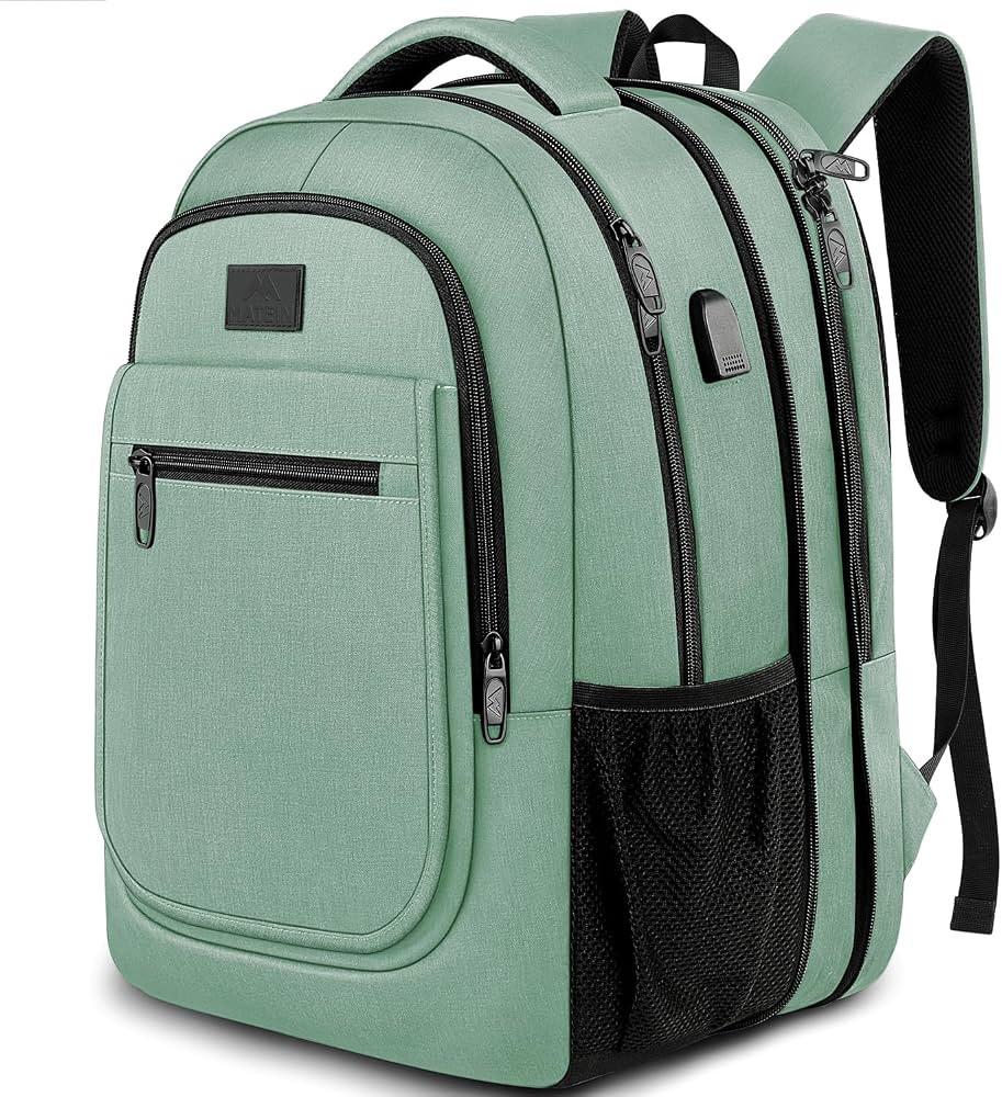 MATEIN Laptop Backpack for Women, Expandable 15.6 inch with USB Charging Port, Anti Theft Travel ... | Amazon (US)