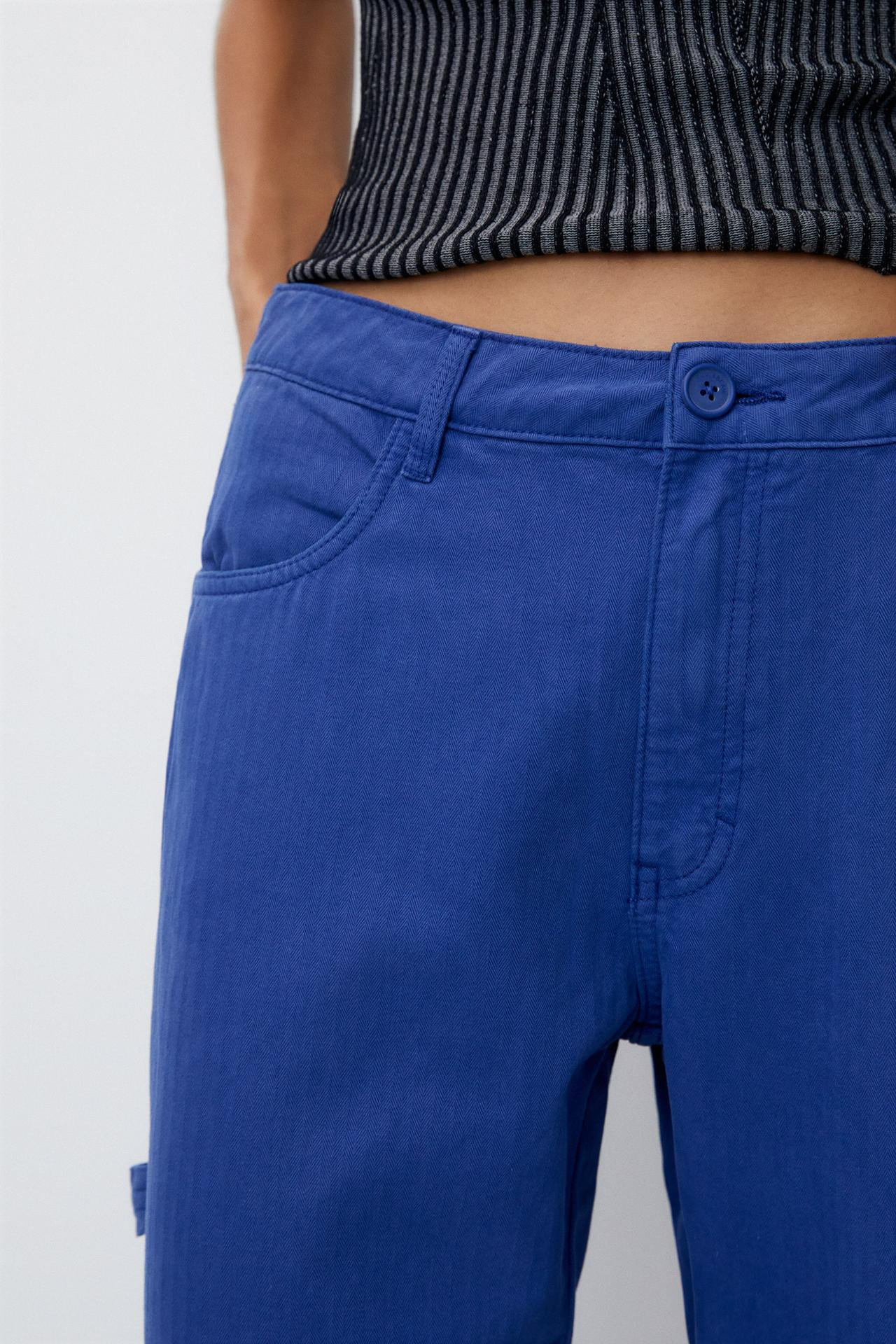 Mid-waist carpenter trousers | PULL and BEAR UK
