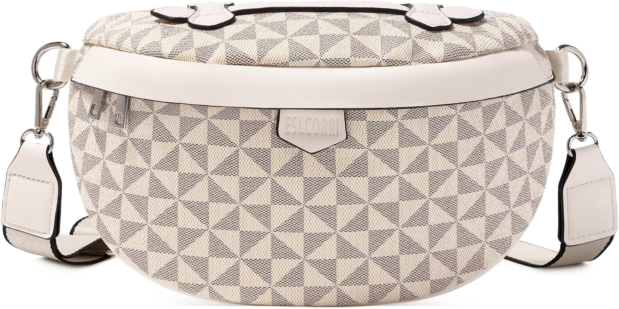 Eslcorri Crossbody Bags for Women - Fashion Sling Purse Shoulder Bag Fanny Pack Leather Causal Ch... | Amazon (US)