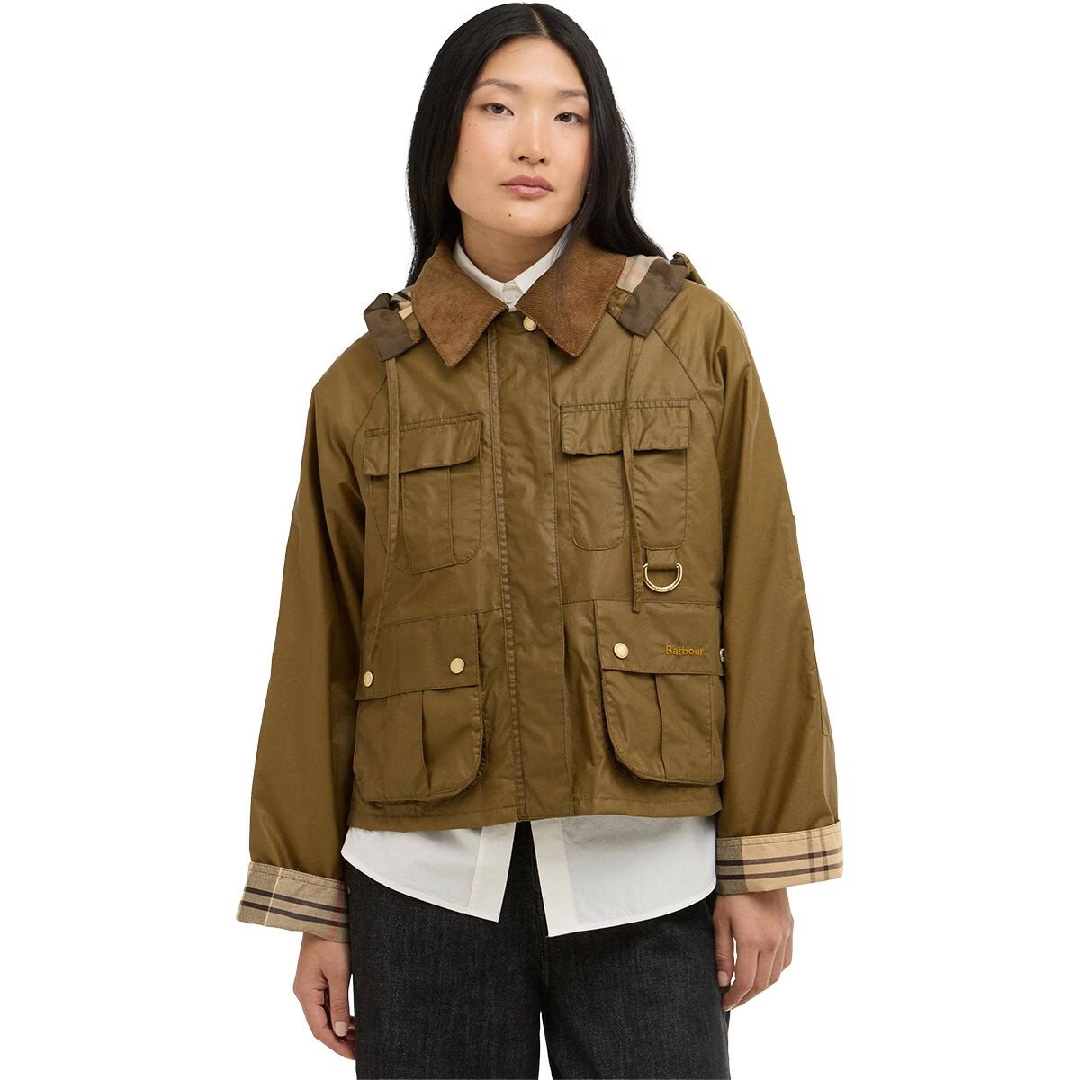 Barbour Liza Wax Jacket - Women's Sand/Dress, US 8/UK 12 | Backcountry