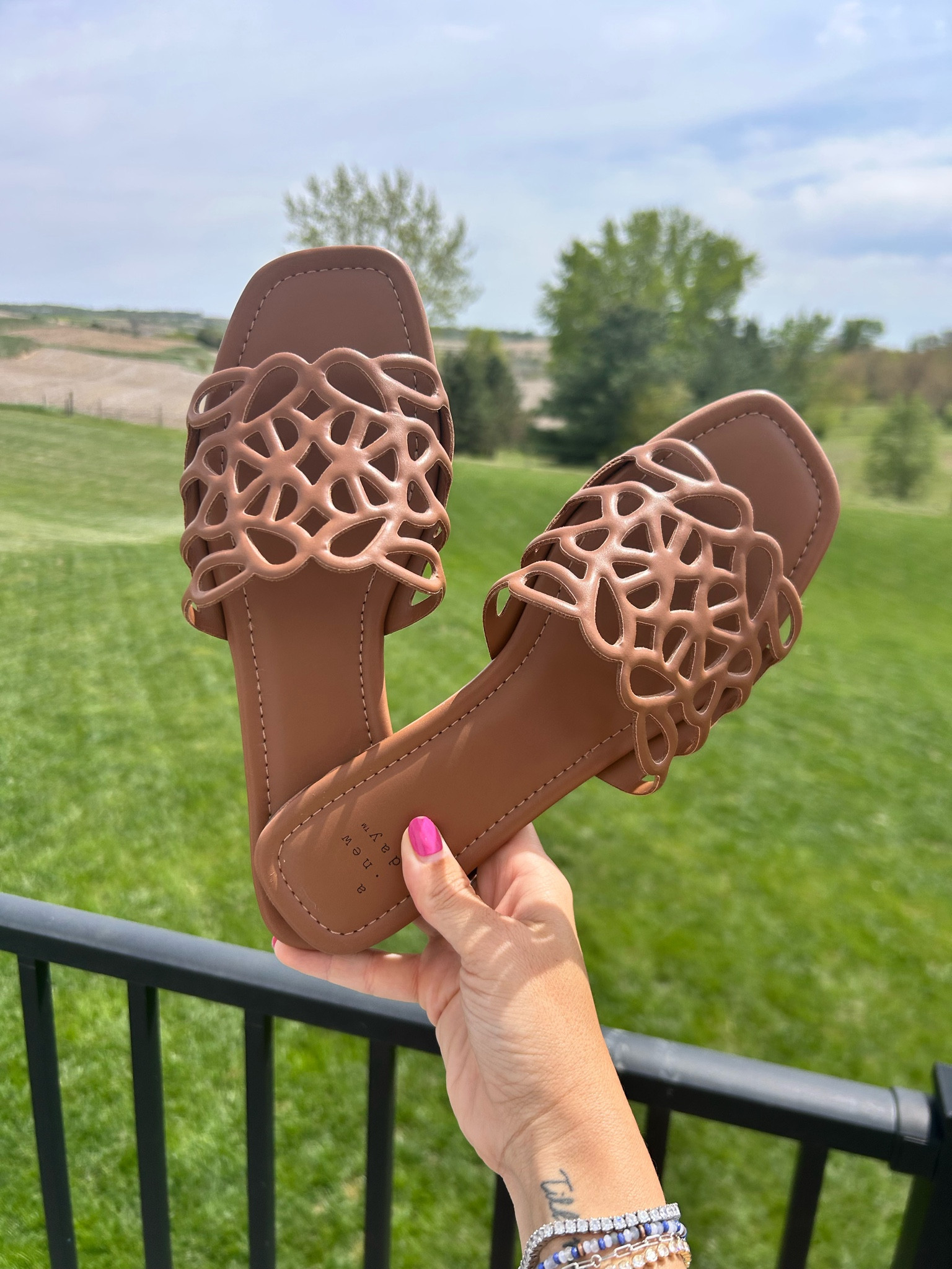 Target sandals run TTS 

#LTKootd #LTKSeasonal #LTKSaleAlert