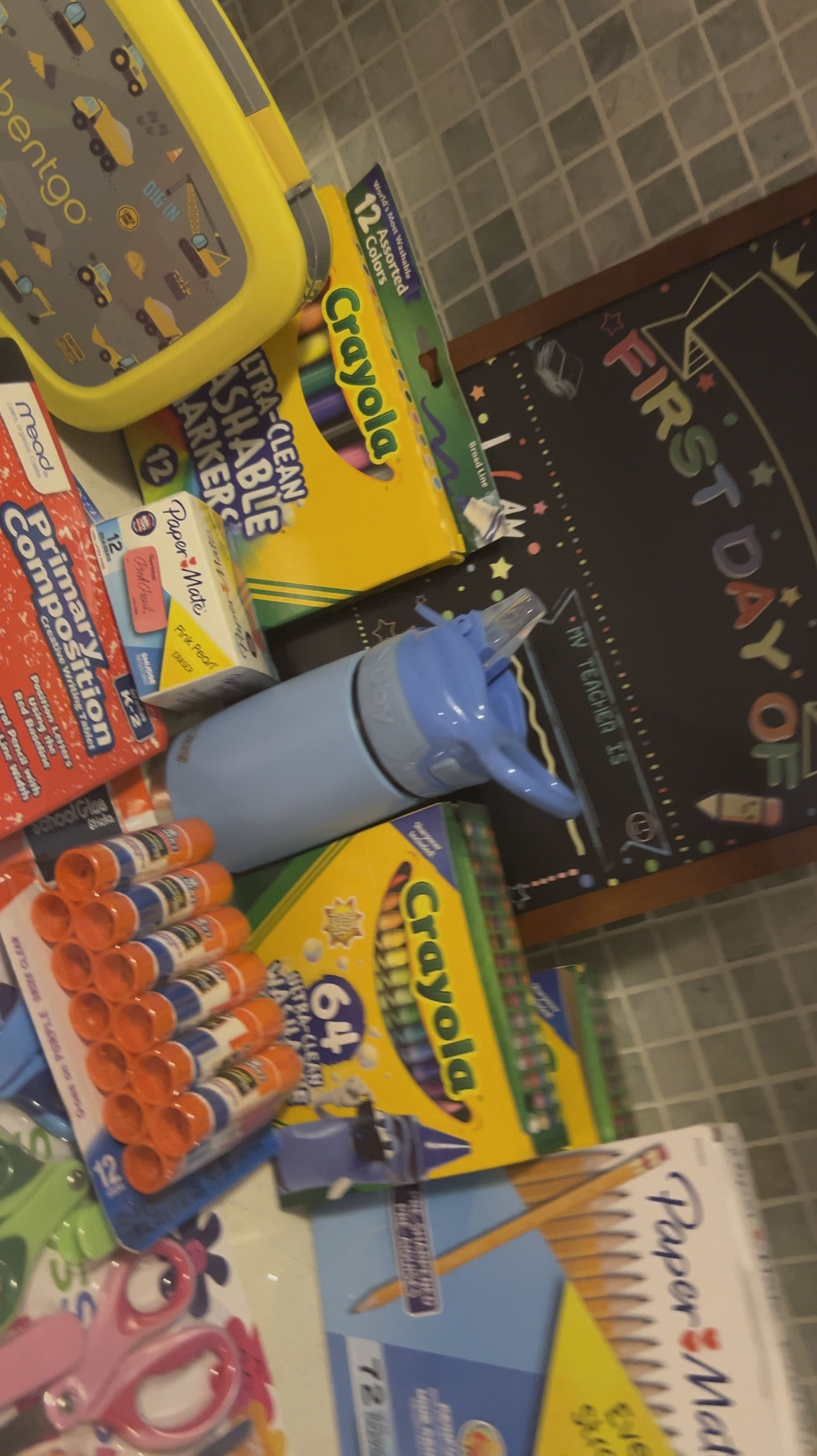 Back to school shopping supplies backpack water bottle pencils glue noteboooks back to school pre k ready 

#LTKKids #LTKBacktoSchool #LTKSaleAlert