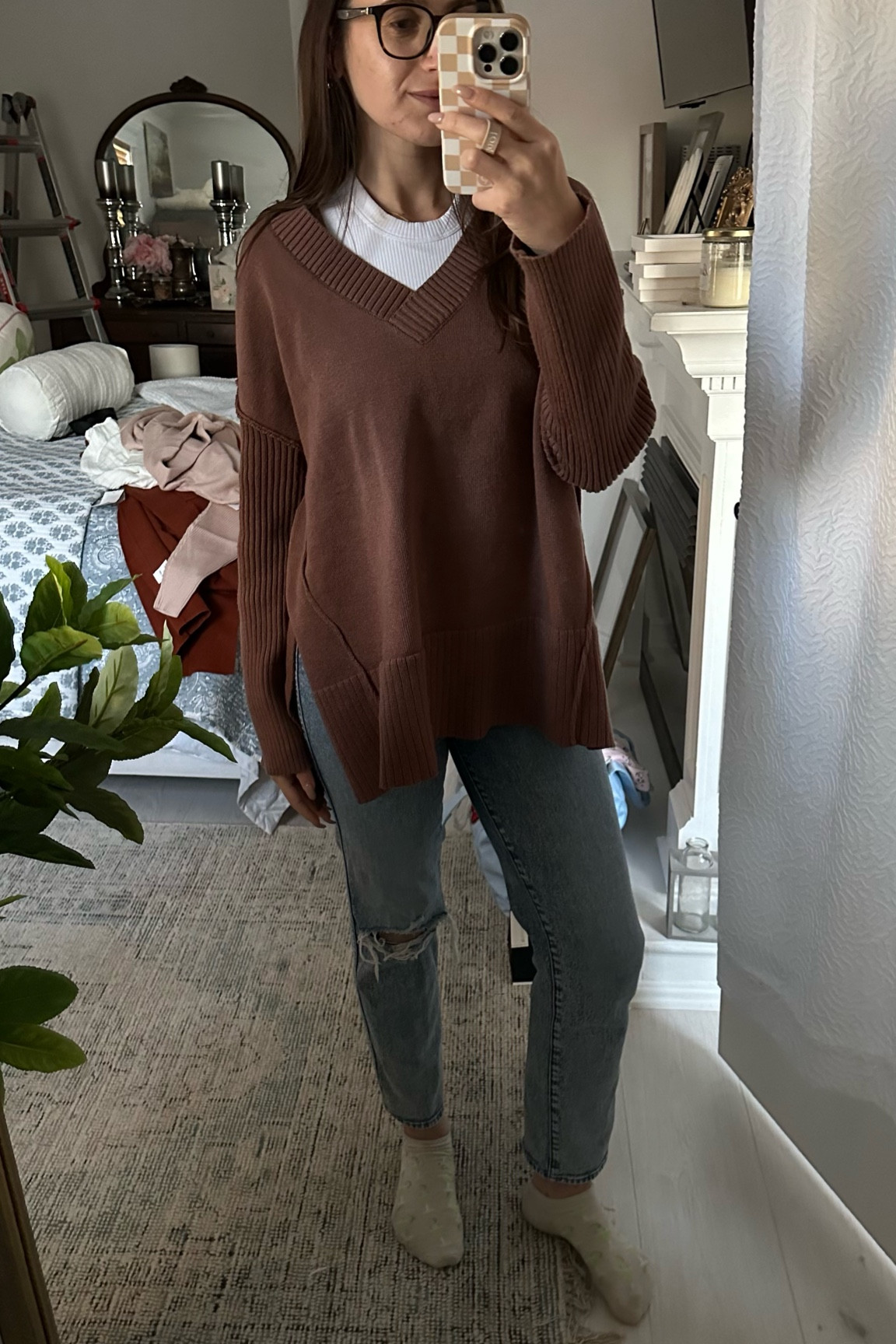 Amazon find - vneck sweater under $50

#LTKfindsunder50 #LTKMostLoved #LTKstyletip