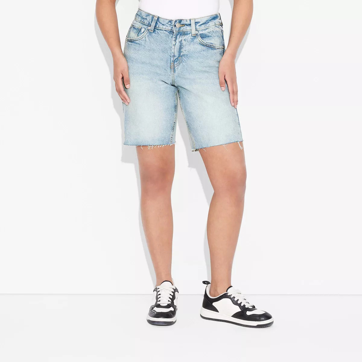 Women's Mid-Rise EasyRigid Cut-Off Jorts - Wild Fable™ | Target