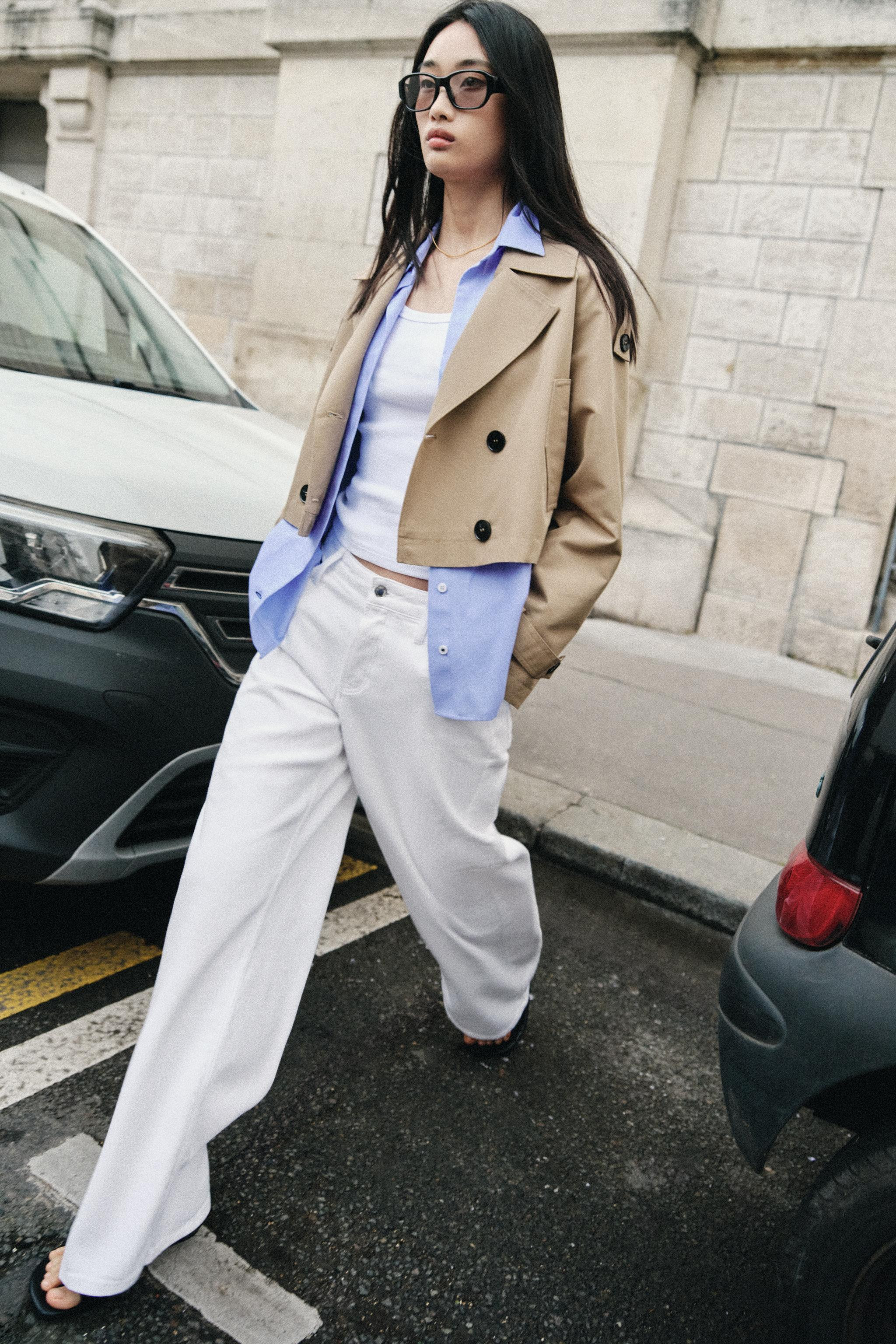 Z1975 LOOSE WIDE LEG MID-RISE JEANS | Zara US