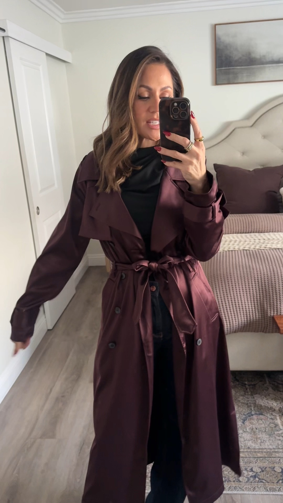 The most perfect satin trench coat, I can’t get enough!! Wearing small 


#LTKHoliday #LTKGiftGuide #LTKU