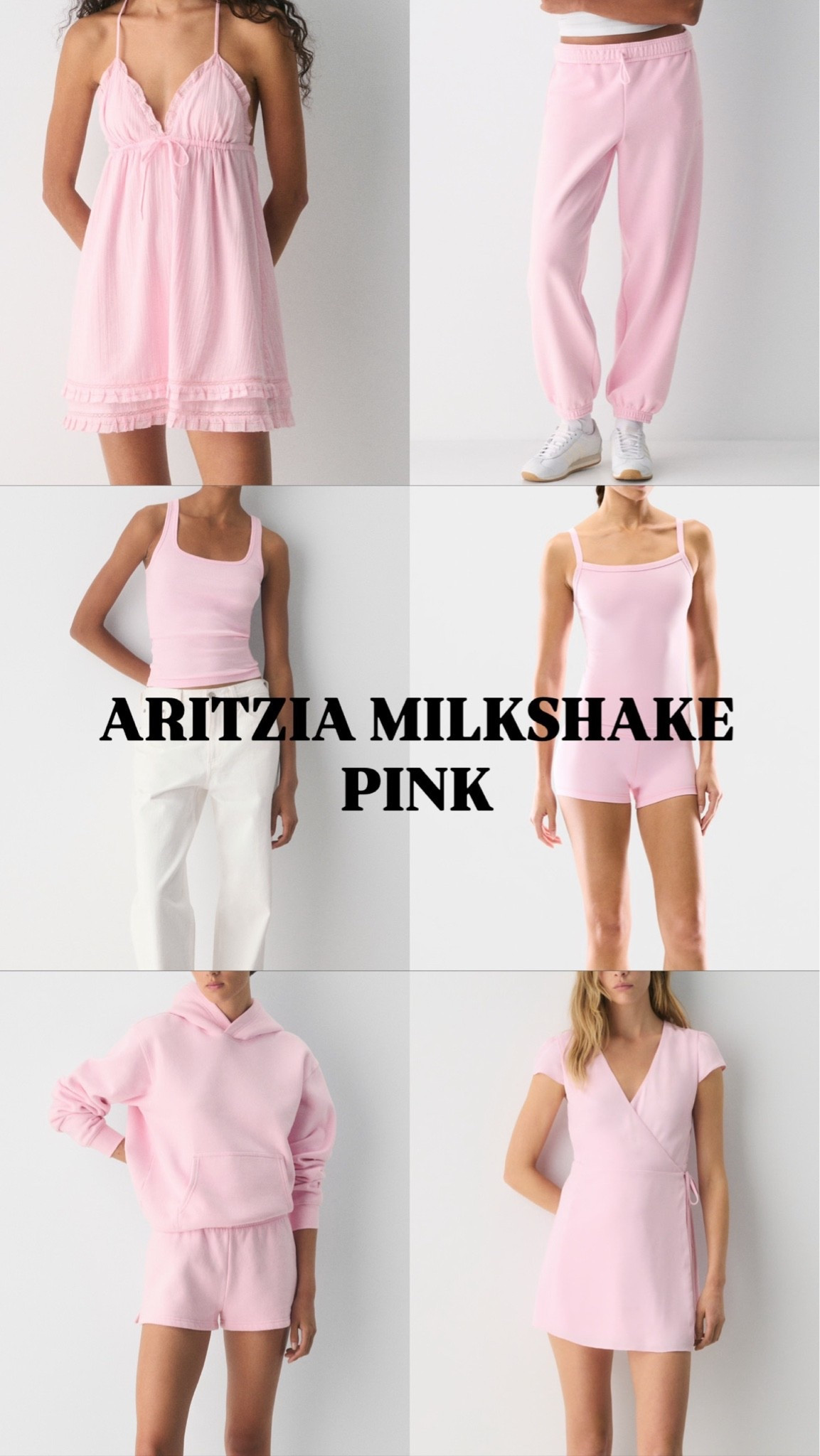 @Aritzia new arrivals milkshake pink 🩷