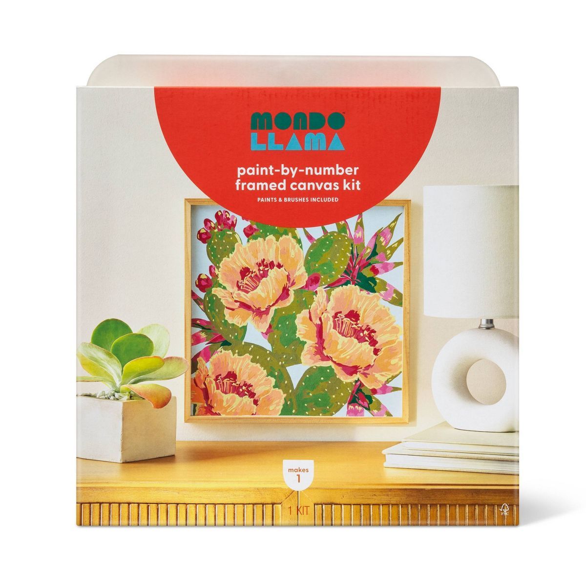 Boho Fruit/Floral Paint by Number Painting Kit - Mondo Llama™ | Target