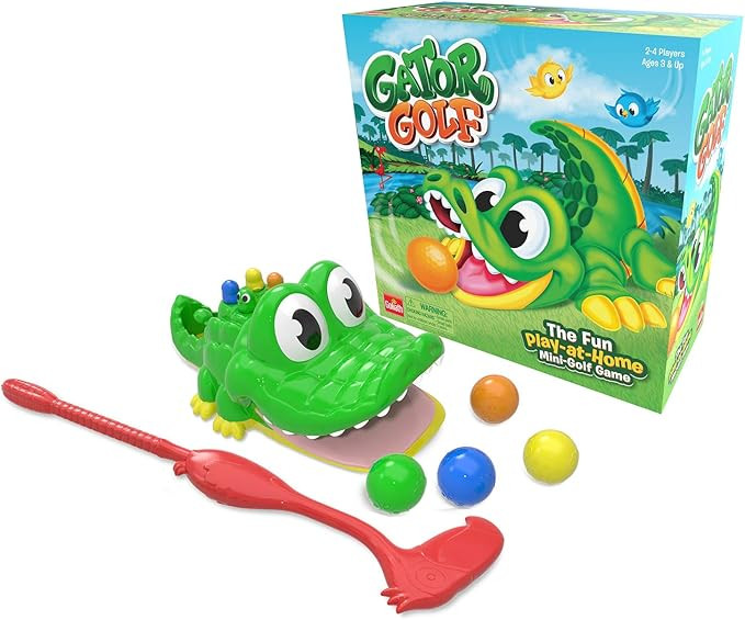 Gator Golf - Putt The Ball into The Gator's Mouth to Score Game by Goliath, Single, Gator Golf, 2... | Amazon (US)