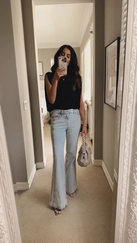 I’m just shy of 5-7” wearing the size 0 jeans and XS top, datenight style, casual style, StylinByAylin 

#LTKunder100 #LTKSeasonal #LTKstyletip