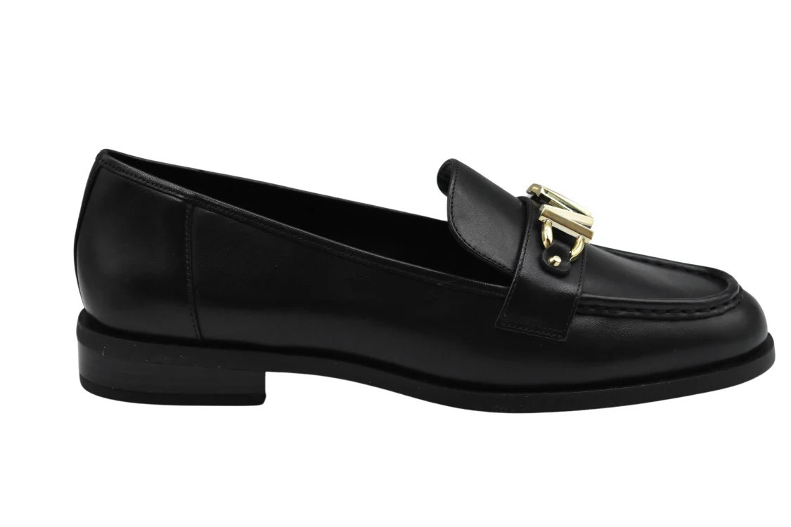 Laced Flat Shoes With Gold Accent | Shop Simon