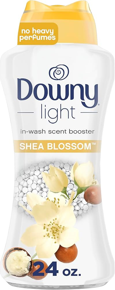 Downy Light Laundry Scent Booster Beads for Washer, Shea Blossom, 24 oz, with No Heavy Perfumes | Amazon (US)