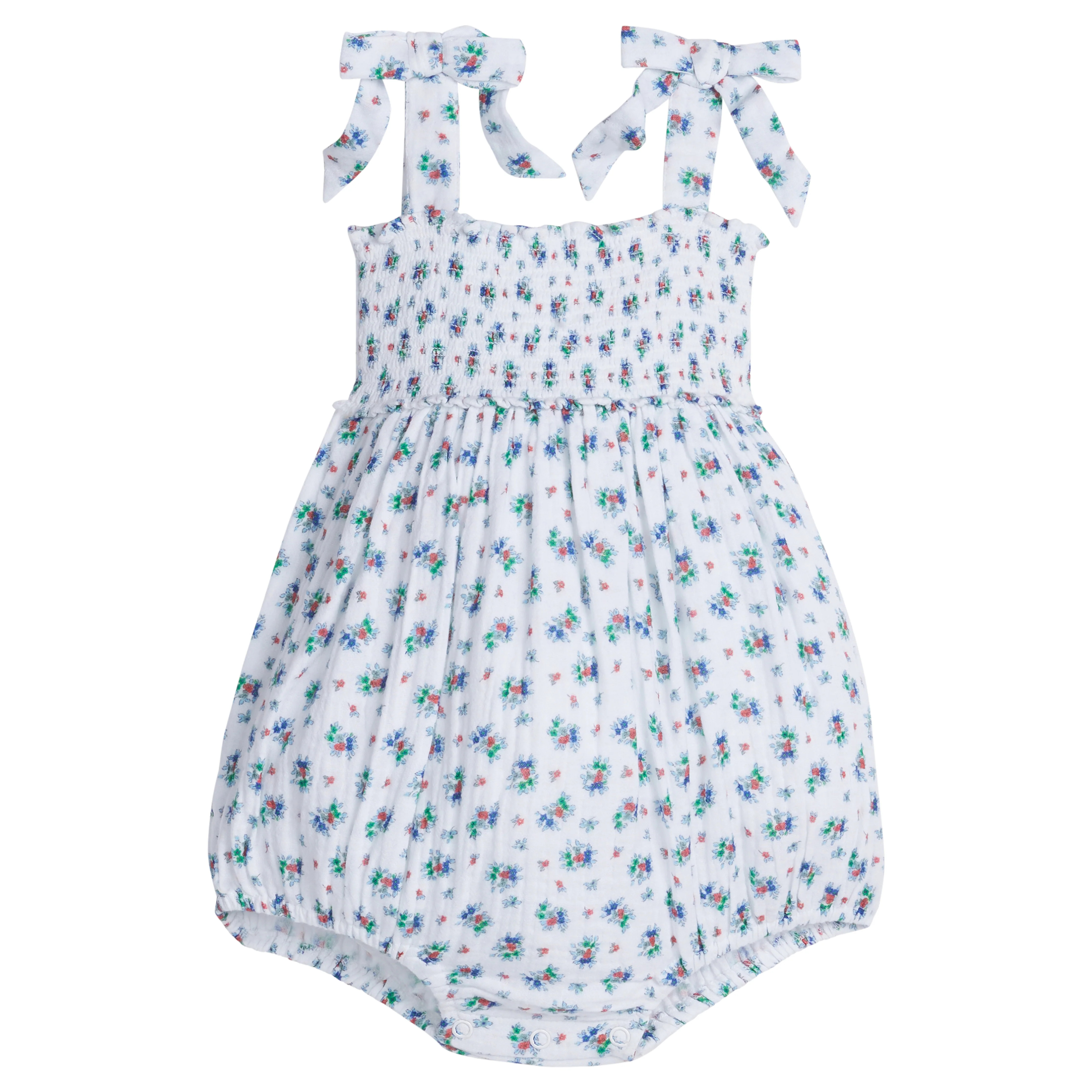 Girls Leela Bubble Romper in Bellhaven Floral | Little English
