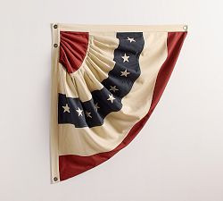 Heritage American Flag Corner Bunting | Pottery Barn (US)