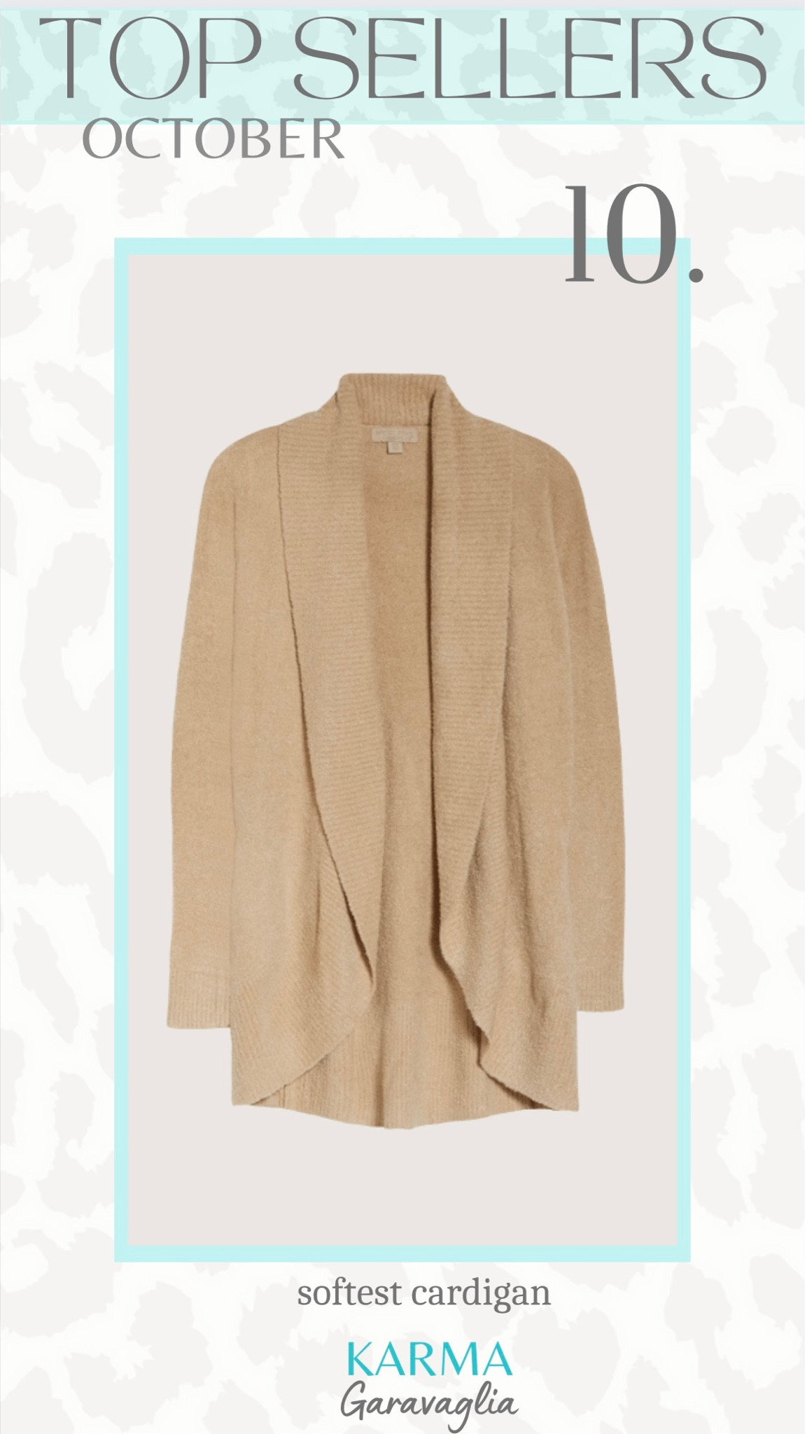 Cardigan: I wear size Small, softest and coziest cardigan I own, Barefoot Dreams cardigan, bestseller cardigan 

Top sellers, top seller, bestseller, bestsellers, Pink Lily, leather skirt, date night outfit, holiday outfit, Christmas outfit, Charlotte Tilbury makeup, nude lipstick in shade ‘KIM KW’, Laneige sleeping lip mask, lip mask, Abercrombie fleece pullover, Abercrombie fleece jacket, Stanley tumbler, Stanley cup, tumbler, bestseller tumbler, Lululemon, fleece belt bag, Sherpa belt bag, Lululemon everywhere belt bag, Quay sunglasses, Quay Australia, faux leather, faux leather bodysuit, Express, makeup remover, Cinema Secrets makeup brush cleaner, Barefoot Dreams, soft cardigan, cozy cardigan, Barefoot Dreams cardigan, Fall outfit, winter outfit, gift guide, gift idea, gift ideas, Christmas, @lululemon @pinklily @barefootdreams #lululemon #pinklily #express #stanleytumbler #quaysunglasses

Follow me @karmagaravaglia for more fashion finds, beauty faves, lifestyle, home decor, sales and more! So glad you’re here!! XO!!

#LTKHoliday #LTKSeasonal #LTKstyletip