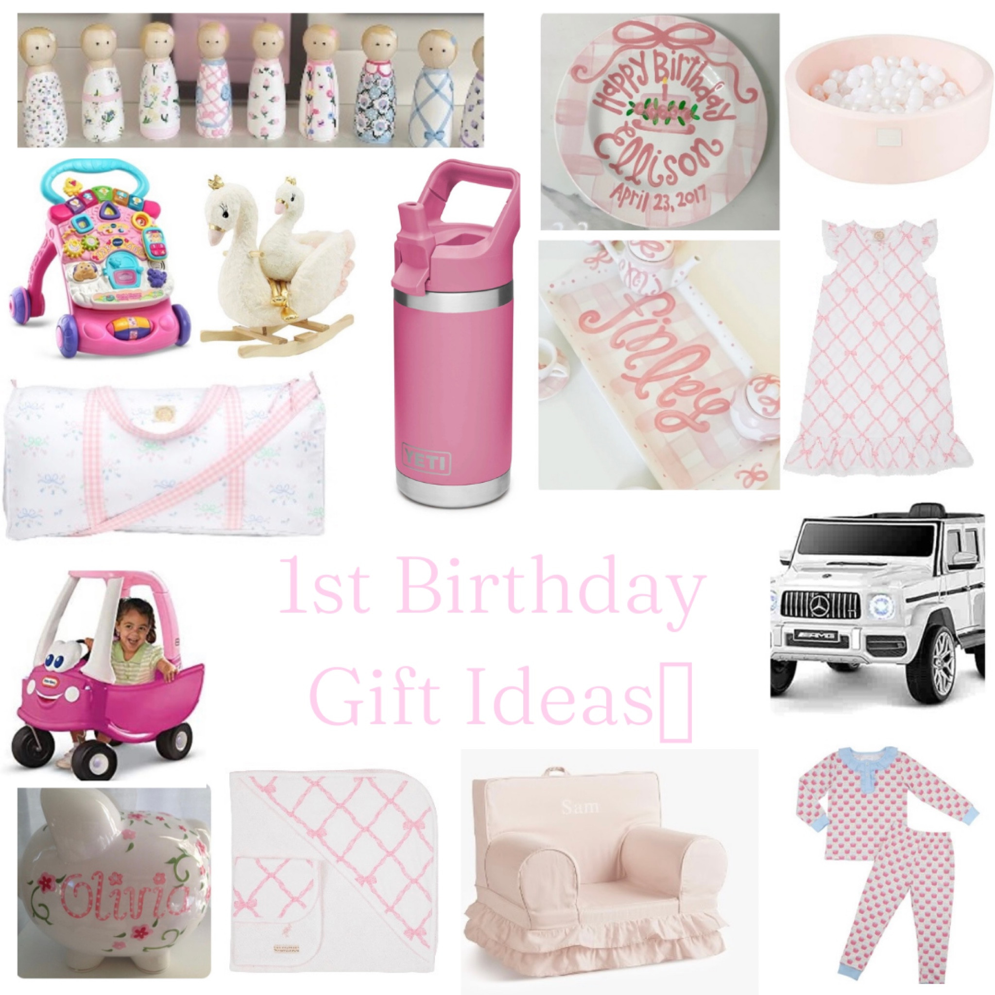 First Birthday Gift Guide, 
Baby girl gifts, Toddler Gift Guide, The Beaufort Bonnet Company, Belle Meade Bow, Pottery Barn Kids, Yeti, Wooden Dolls, Personalized baby/toddler gifts, Travel Bags for Baby/Toddler, Toddler Cars, Toddler Activities/Toys, Personalized Tea Cup Set, Etsy Gifts & More!

#LTKbaby #LTKGiftGuide #LTKkids