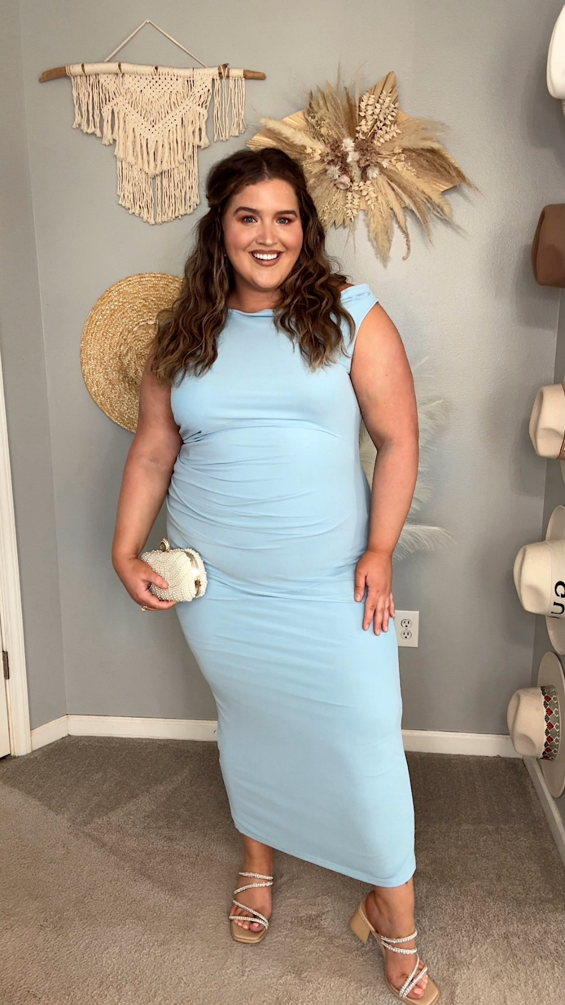 Plus size Amazon wedding guest dress for Summer 👗 Cocktail attire light blue color would be beautiful for destination wedding. Wearing a size XXL 

#LTKStyleTip #LTKWedding #LTKPlusSize