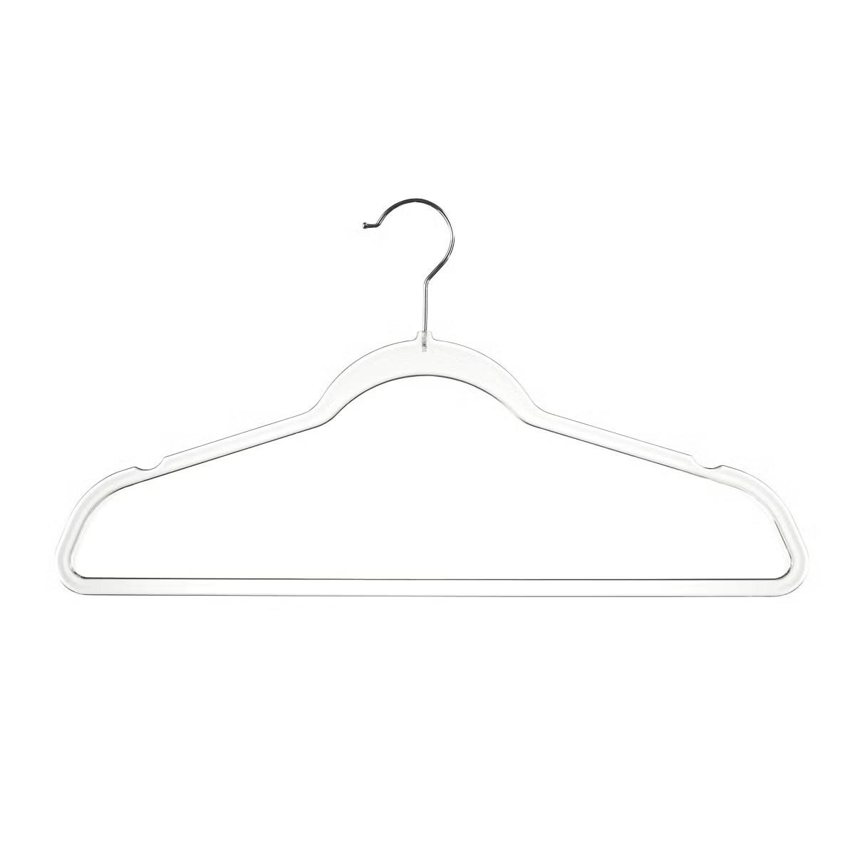 The Container Store Clear Slim Hangers | The Container Store