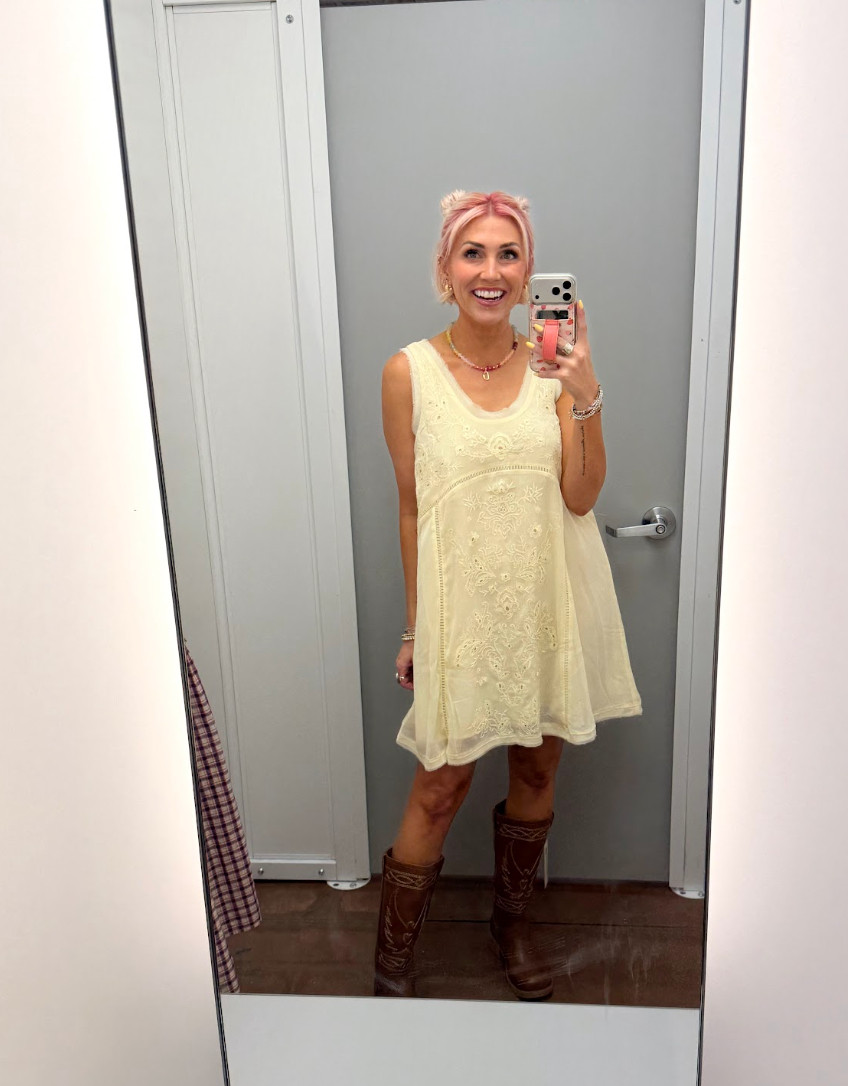 How cute would this look be for a country music concert?? 

 #LTKootd