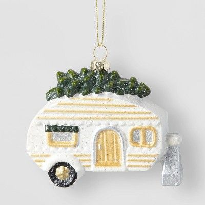 4" Camper Vehicle with Tree Christmas Tree Ornament - Wondershop™ | Target