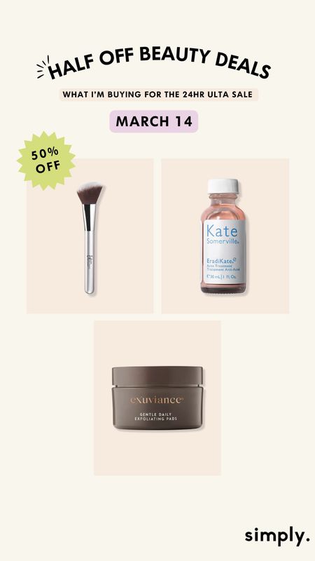 ULTA DAY 7 SALE IS HERE! Here are my best picks for the today’s sale. We only have 24hr to snag it! 

EradiKate Acne Spot Treatment, IT Cosmetics Soft Focus Brush, Exuviance gentle exfoliating pads

- ulta sale, ulta semi-annual beauty, ulta beauty, ulta makeup, ulta skincare


#LTKfindsunder50 #LTKsalealert #LTKbeauty