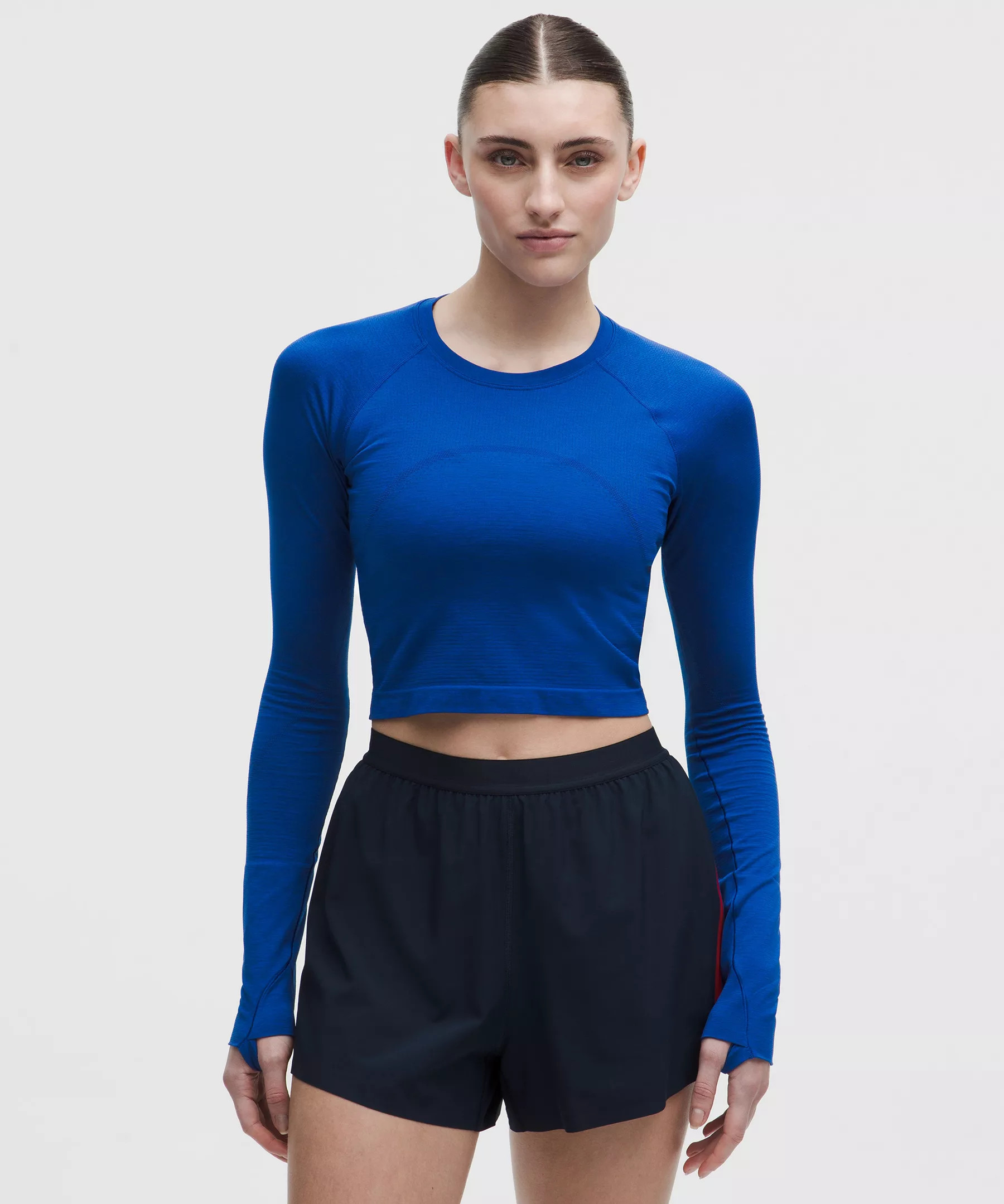 Swiftly Tech Cropped Long-Sleeve Shirt 2.0 | Lululemon (US)