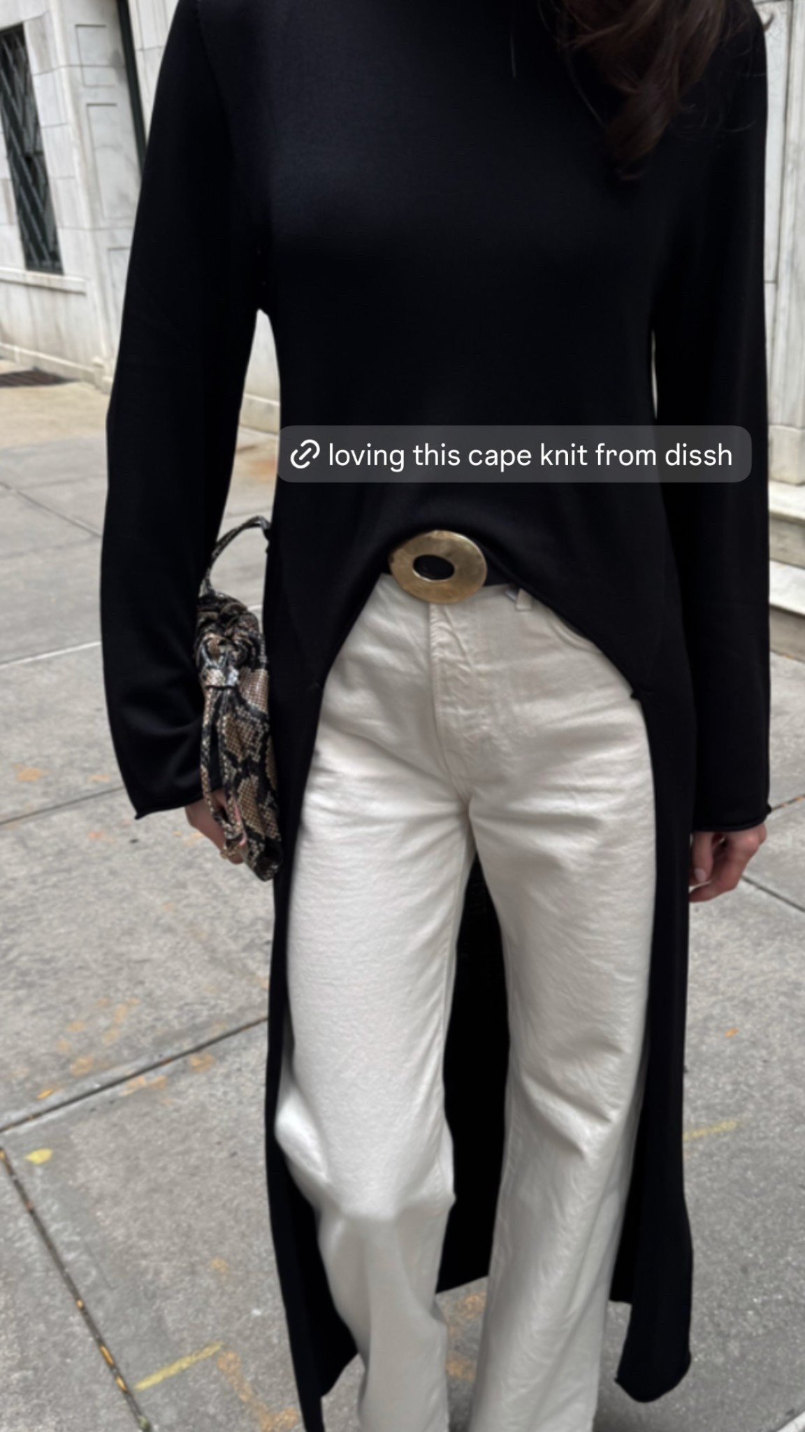loving this cape knit from dissh