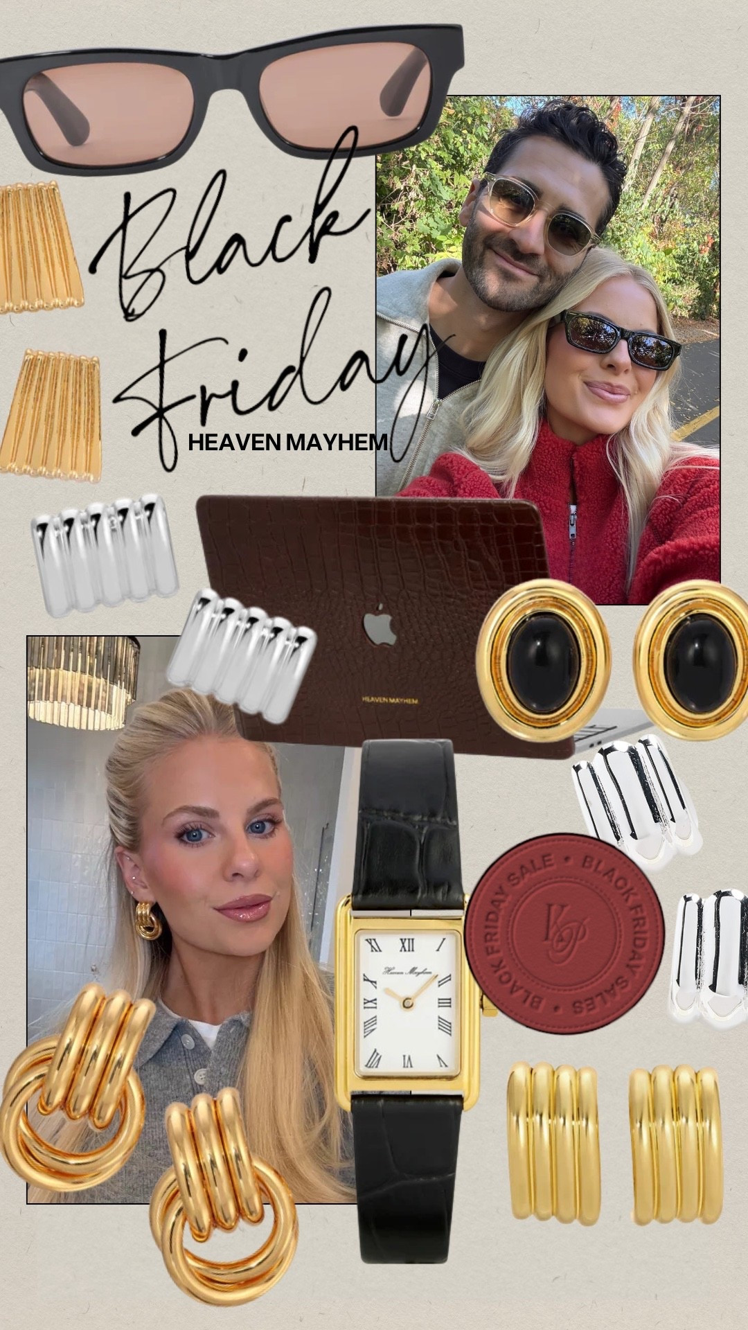 My top Black Friday finds from Heaven Mayhem -  30% off plus up to 70% off select pieces, no code needed! 

#kathleenpost

Accessories, earrings, laptop case, jewelry, watch, finish the look

#LTKGiftGuide #LTKCyberWeek #LTKSaleAlert