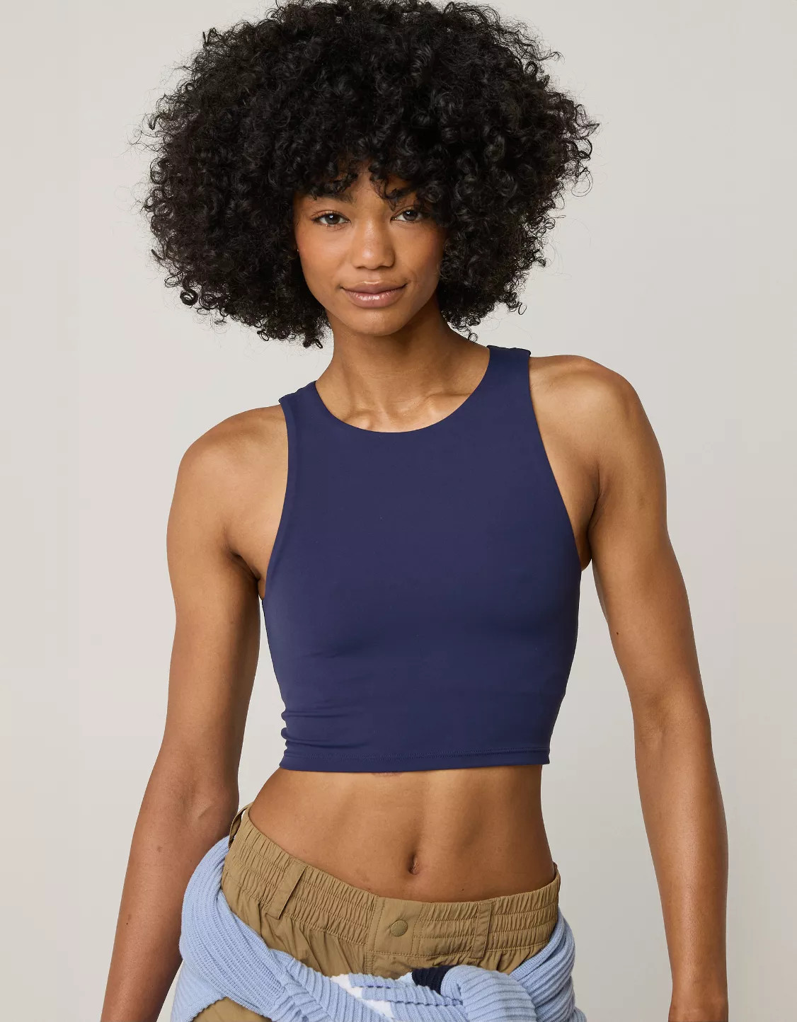 OFFLINE By Aerie Real Me XTRA High Neck Sports Bra | Aerie