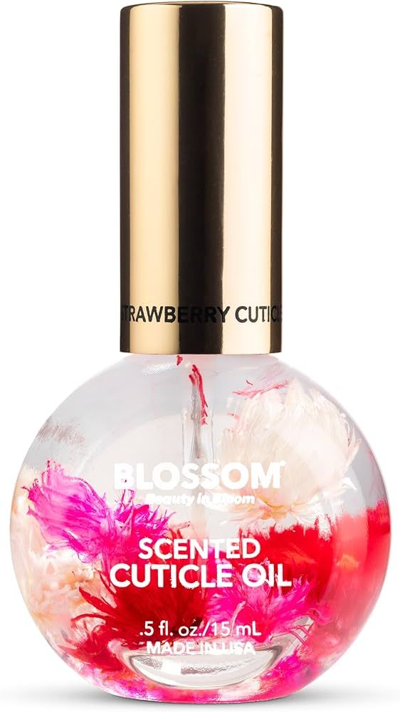 Blossom Hydrating, Moisturizing, Strengthening, Scented Cuticle Oil, Infused with Real Flowers, M... | Amazon (US)