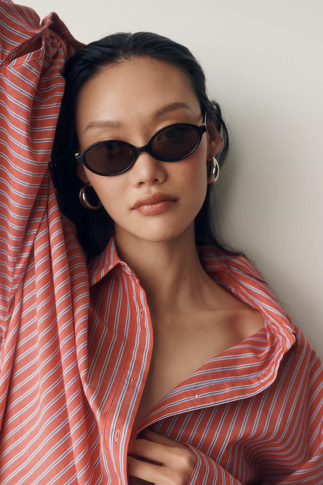 I-SEA Mini Oval Sunglasses | Anthropologie (US)